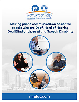 New Jersey Relay brochure <br/> (Large Print)